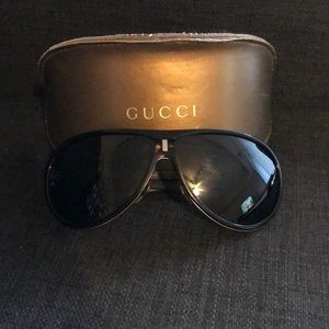 Authentic Gucci 1566/S aviator sunglasses